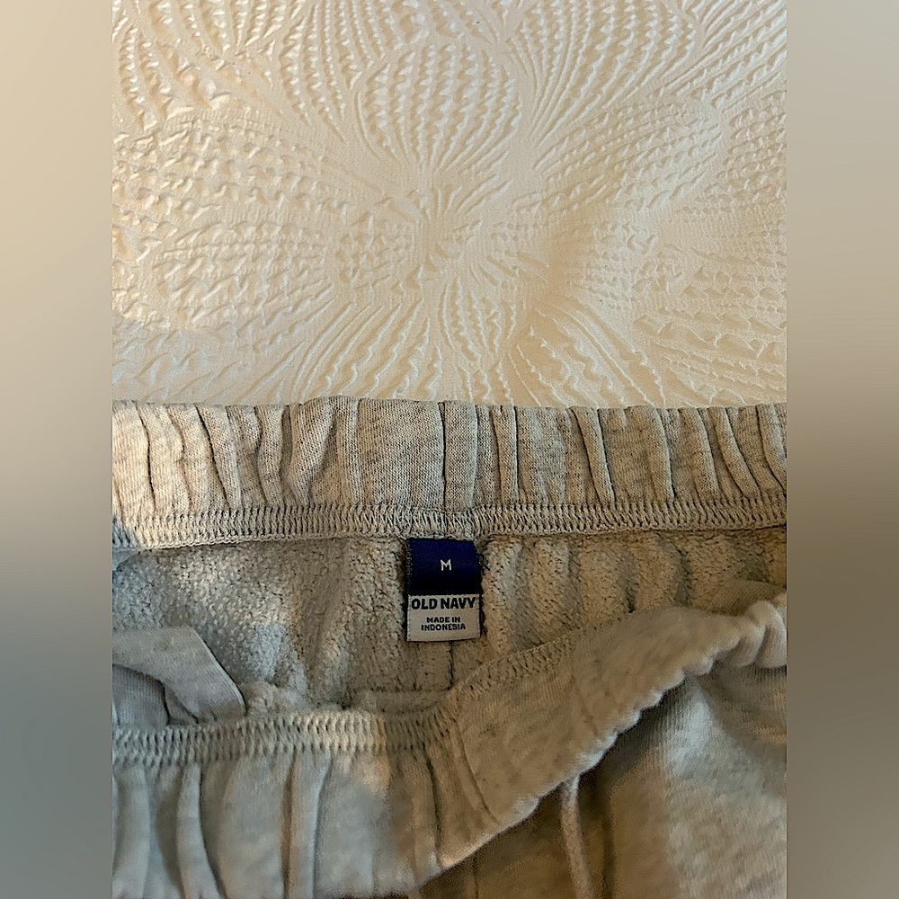 Medium old navy grey sweats. Perfect condition with adjustable string.